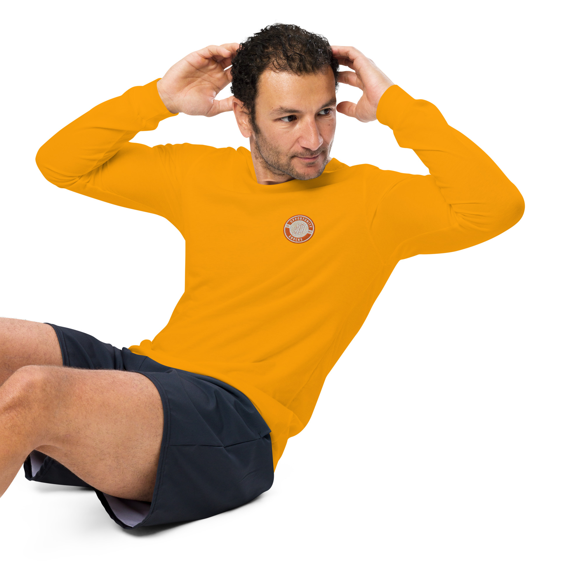 OK Embroidered Unisex Long Sleeve Tee - Image 2