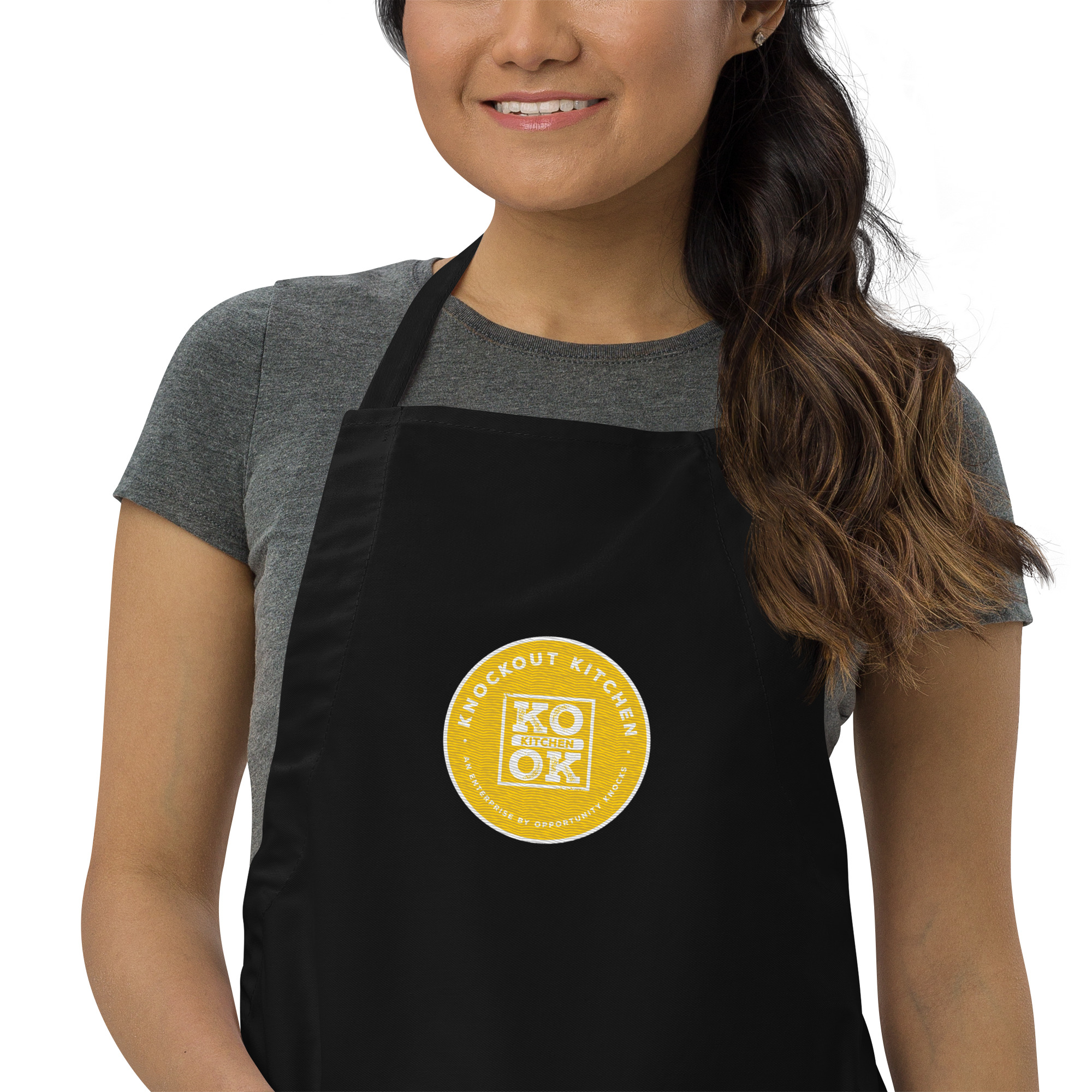 Knockout Kitchen Embroidered Apron - Image 5